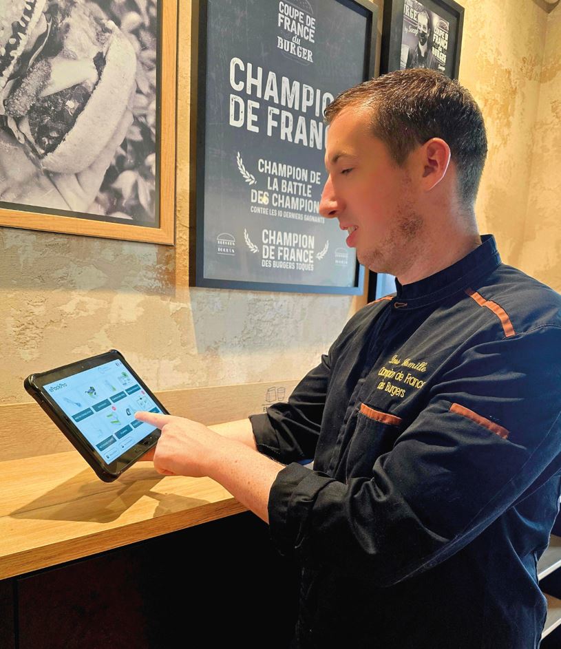 Camille Loas utilise la tablette ePackPro